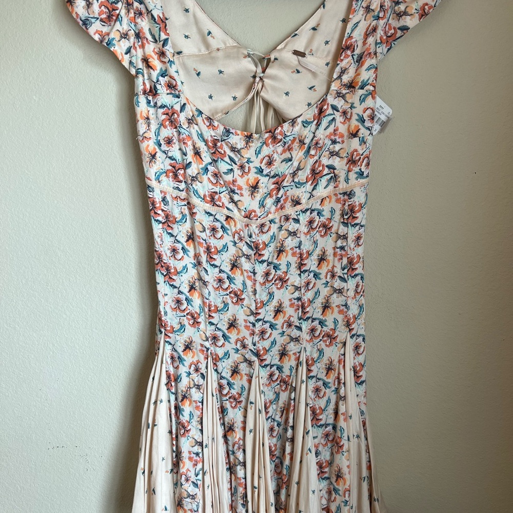 Free People Ponderosa Cutout Back Mini dress